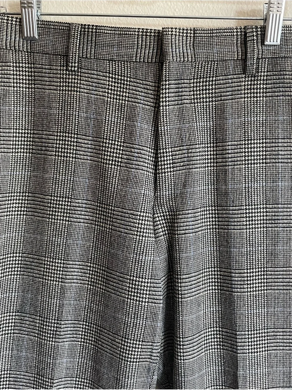 J. Crew Slim Ludlow Black and Tan Wool Dress Pants - Size W32 L32